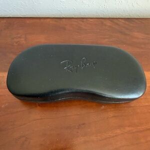 Ray Ban Black/Gray Hard Clam Shell Glasses Sunglasses Case Only Eyewear Storage